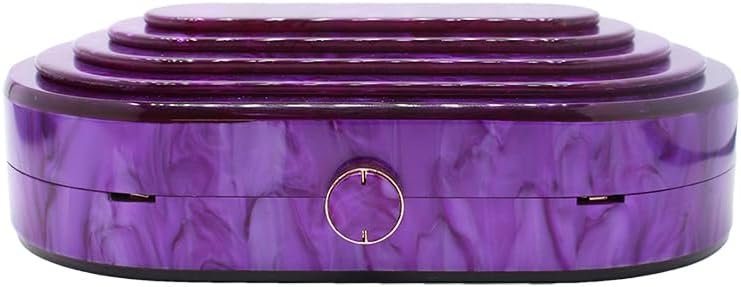 GSYPS Acrylic Evening Clutch Bag for Women Shell Shape Shoulder Crossbody Bag Glitter Marble Purse Handbag - Image 4